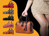 Purses For Women Fashion Upgrade Wallet Tote Bag Shoulder Bag Top Handle Satchel Purse Set 4pcs V1192-AZ-W-29685