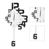 Frameless Pendulum Wall Clocks Number Decoration DIY Assembly Modern Wall Clocks with Silent V1294-YM0715-3115220051911