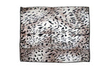 750gsm 3.5kg Double Layer Animal Print Faux Mink Blanket Queen 200x240 cm Taupe Jaguar V442-YTL-BLANKET-750GSMJAGUAR-TAUPE-QS