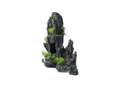 Large Fish Tank Decorations - Mountain View Aquarium Ornament with Tree House Cave Bridge,Shuangfeng V1366-AZ2-W-04755