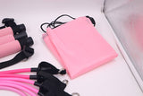 Black 180 lbs Adjustable Pilates Bar & Resistance Band Set - Multifunctional Home Workout Fitness V888-ELOSUNG55207-2