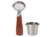 51mm Coffee Bottomless Portafilter 2 Ears Detachable Coffee Portafilter with Coffee Powder Picker V1294-YM0703-3113230156811