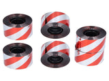 6PCS Bird Deterrent Reflective Scare Tape Bird Repellent Ribbon for Garden Supplies DualSided Silver V1294-YM0901-3111210189111