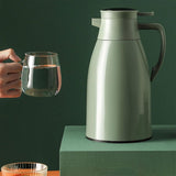 1.3L Coffee Thermos, Glass Lined Coffee Carafe with Temperature Display, Double Wall Vacuum Hot V1370-AZ4-13054