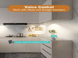 3 Pack Smart Under Cabinet Lights Hardwired,Dimmable LED Light for Kitchen Under Cabinet with Alexa V1171-CC-HW3CW-B-WIFI