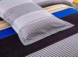 Gray Blue Chantilly Charm Quilt / Doona / Duvet Cover set V745-AQ080733E3