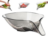 Drain Basket - Sieve with Funnel - Draining Sieve - Kitchen Sieve - Drying Rack - Plastic - Draining V1188-MS101-02044-1
