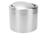 Mini Desk Trash Can with Swing Lid 304 Stainless Steel Small Countertop Garbage Can for Home Office V1294-YM0901-3117240288011
