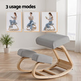 Artiss Kneeling Chair Ergonomic Posture Chair with Memory Foam Balance Stool for Home Office Gaming KCHAIR-G-01-GY