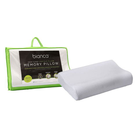 Bianca Memory Foam Contoured Profile Pillow V442-BCA-PILLOW-MFCONTOURED-WHITE-ST