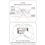 2.4Ghz Remote Control Gesture Sensor Toy Car Boat Truck 4WD Waterproof RC Amphibious Vehicle-Blue V1263-JX-7291