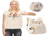 Versatile Pet Carrier Backpack for Small Dogs and Cats Breathable, Spacious, and Comfortable for V1341-ZY-7W4V46G5-BEIGE