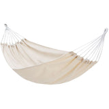 Hammock Outdoor Reinforced Anti-Rollover Hammock for Home Dormitory Summer Camping, Beige Double, V1237-ZY-715-377