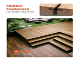 900PCS Deck Fasteners for Composite Decking Board, Universal Composite T Clips & Plastic V952-YBSJGJ900PCSM4HNI001V0