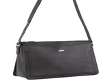 Morrissey Italian Structured Leather Cross Body Handbag Tote Bag - Black V563-MO-3162-BLACK