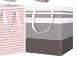 4PCS Fabric Storage Bag 2 Long Handles Easy Grasp Waterproof Coating Foldable Laundry Basket for V1294-YM0703-3117230046411