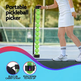 Everfit 12PC Pickleball Collector Set Multi-Ball Retriever Portable Storage Adjustable Strap PB-B-12PBC-GR