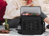 25L Insulated Cooler Backpack Freshness Preservation Backpack - Black V1308-DSZKI-203-1