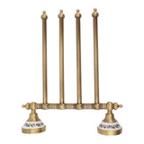 Swivel Towel Bar Antique Brass Towel Rack Rotated Towel Hanger Holder for Bathroom Four Rods V1294-YM0706-3112230060411