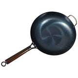 Wok Multifunctional Wok Iron Frying Household Cooking Pot Kitchen Frying ,12.6"X12.6"X3.15 V1370-AZ4-16790