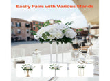 Flower Balls Arrangement Bouquet 10 PCS, 450 mm Diameter Artificial Flower Balls Wedding White Roses V952-ZSHQQXBS177IOA155001V0