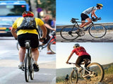 Bicycle Tail Bag with Quick Access Kettle Pocket & Reflective Safety Light V1106-139-BLA-38274