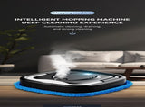 White Smart Robotic Floor Mop with Humidifier Spray - Ultra-Slim Automatic Wet & Dry Floor Cleaner V888-ELOSUNG32903