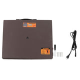 Chicken Coop Heater Brown Manual Control 150W 4 Modes Digital Display Timer Function Anti Dumping V1294-YM0901-3111230302812