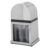 Manual Ice Crusher Labor Saving Hand Crank Shaved Ice Machine with Transparent Cover for Home Bar V1294-YM0716-3113220134211