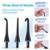 Black Advanced Portable Water Flosser - Rechargeable Oral Irrigator, IPX7 Waterproof, 4 Cleaning V888-ELOSUNG27408