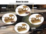 Electromagnetic Perpetual Motion Toy with Built-in Battery Scientific Desk Decor, Stress Relief & V1107-CS-DCJSYDJ