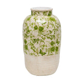 Glazed Green Stoneware Look Vase 37cm V637-88751VSE