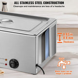 VEVOR Commercial Electric Food Warmer Countertop Buffet 1*18L Pan Bain Marie V952-SYSPBWQPTKQCRX2XJV3