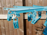 HANGERWORLD 20 Clip Hanging Laundry Drying Rack for Socks, Underwear and Baby Clothes V1258-DP02-F-305