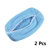 Machine Washable Shoe Protector Bag Anti-Wrinkle Shoe Washing Pouch Home Laundry Use Sky Blue 2 Pcs V1221-XM-LB5534-ZS193