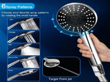 12 Inch Shower Set with Overhead Rain Spray and 7 Function Handheld Showerhead, Three Way Diverter V1366-AZ2-W-14735