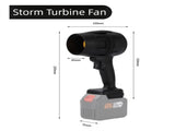 Blue Ultra-High Power Cordless Turbine Air Blower With Lithium Battery & Australian Plug Kit V888-ELOSUNG42178