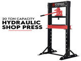 20 Ton Hydraulic Shop Press Workshop Jack Stand Bending Tool V379-20TSHOPPRS