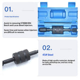 Diesel Injector Puller Tool with Slide Hammer, Common Rail Injector Remover w/ M8, M12, M14 Thread V1192-AZ-W-3179