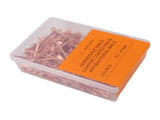 250Pcs Horseshoe Nails Copper Plated Rustproof Equestrian Riding Equipment Pet Supplies 45mm E3 V1294-YM0706-3111230194811