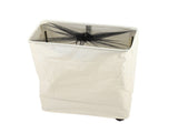 Corner Slim Foldable Oxford Cloth Laundry Basket Bin Mesh Drawstring Dirty Clothes Hamper with 4 V1294-YM0901-H20026BE