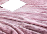 Cooling Blanket Milk Fleece Lattice Jacquard Blanket Summer Cold Single Nap Blanket for Sofa Bed V1294-YM0716-3117220176715