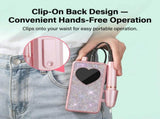 Rhinestone Electric Nail Drill Kit with Heart Display - Rechargeable Nail File Machine with 11 Drill V888-ELOSUNG57282