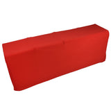 Stretch Spandex Table Cover Good Elasticity Washable Reusable Red Stretchable Tablecloth with 4 V1294-YM0523-3118220044513