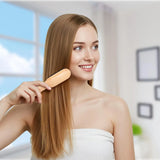 30 Pack Boar Bristle Hair Brush, 100% Soft Natural Bristles, Wooden Handle, for Women Men Thick Fine V1189-LC-RY-00071