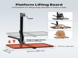 Hitch Deer Hoist with Lifting System Platform, 300 lbs Load Capacity, Game Hoist Winch Lift with V952-PTSLSHL300LBWVV3H001V0