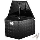 VEVOR Trailer Tongue Box, Aluminum Alloy Diamond Plate Tongue Box Tool Chest, Heavy Duty Trailer Box V952-T33X19X18INCH8Q94V0