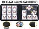 Binder, Holds 360 ,9 Pocket Top Loader Binders with Sleeves for 3" x 4" Toploader Hard Cases, 20 V1370-AZ4-15163