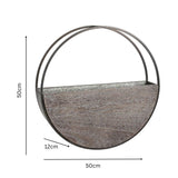 Timber Elemental Wall Planter 50cm V637-91270PLN