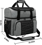 Bowling Bag for 2 Balls Portable Bowling Tote Bag with Padded Ball Holder for Double Ball and Pair V1259-DP01-A-3764